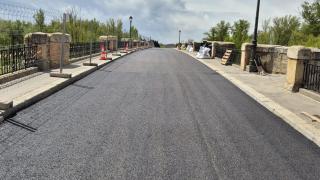 Imagen del puente de San Esteban de Gormaz tras ser rehabilitado