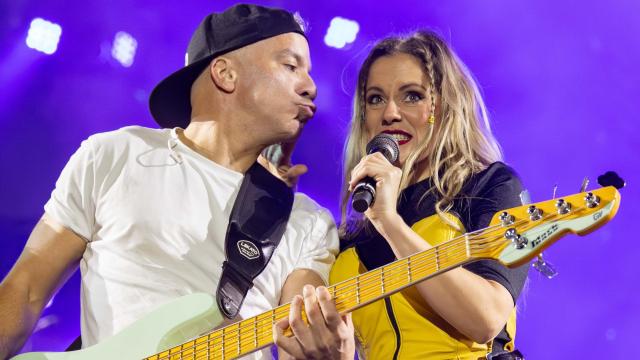 Actuación de la Orquesta Panorama en Olías del Rey (Toledo) el pasado año.