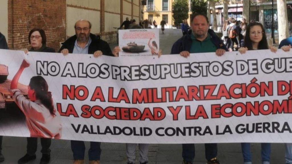 22 colectivos presentan la plataforma Valladolid contra la guerra