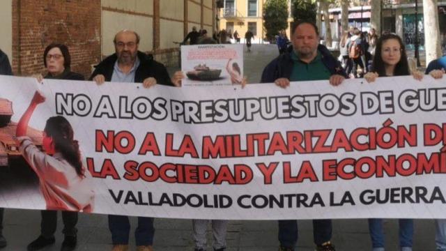 22 colectivos presentan la plataforma Valladolid contra la guerra
