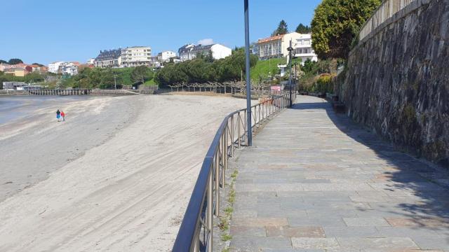 Estado de las obras de los pasamanos.