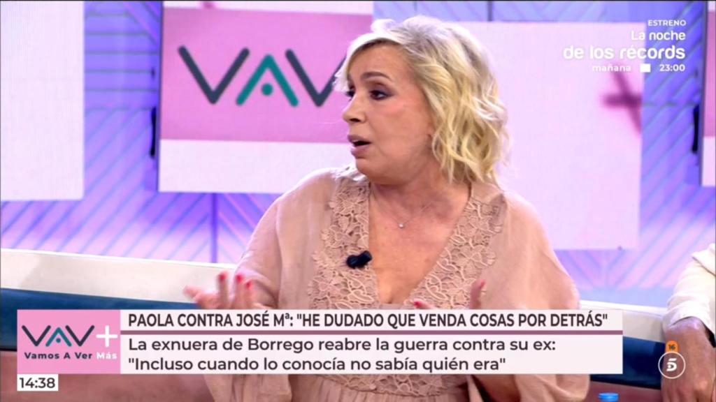 Carmen Borrego, en 'Vamos a ver'