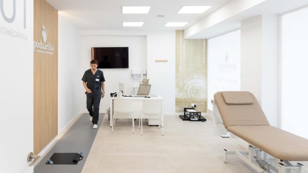 Una de las salas de la clínica.