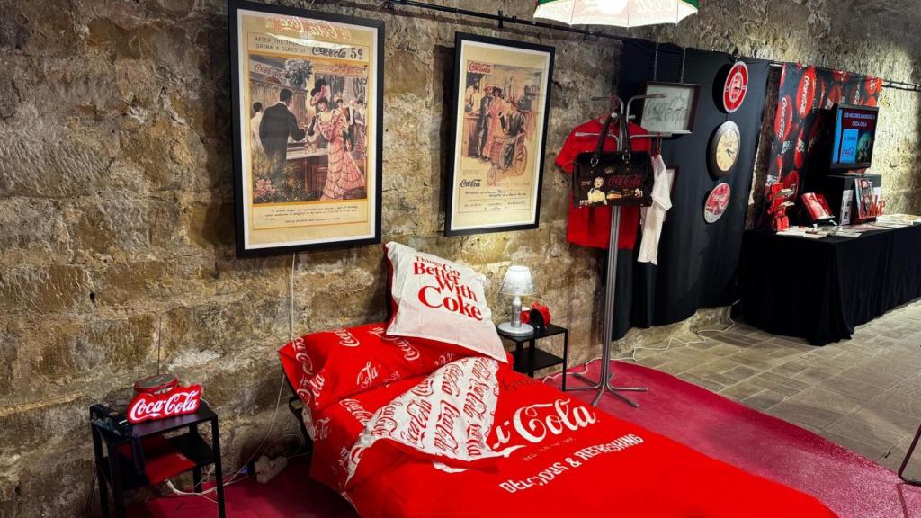 Exposición de Coca-Cola en Maella.