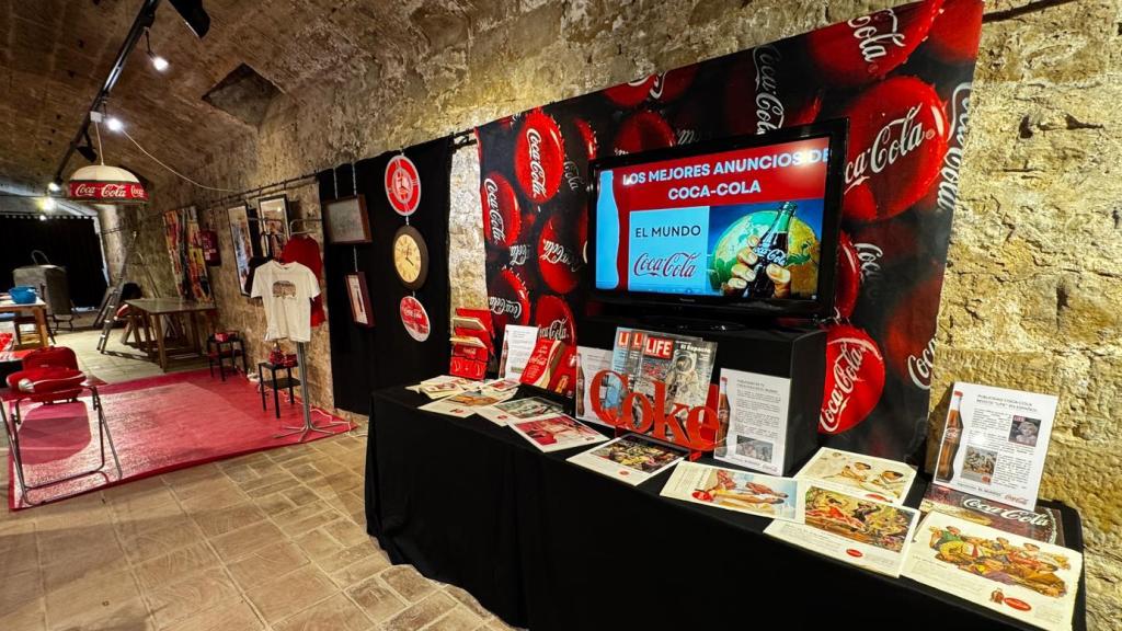 Exposición Coca-Cola en el Castillo de Maella.