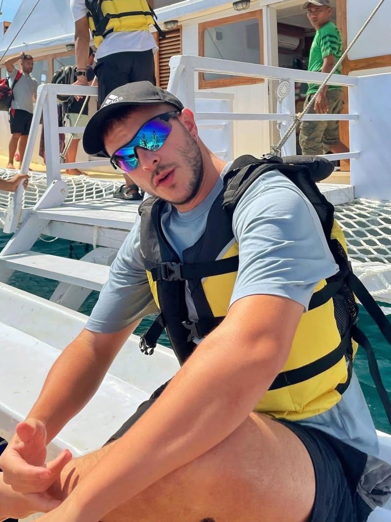 Mikel, el novio de Aitor Albizua.