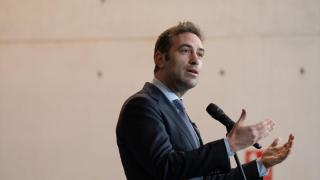 El ministro de Economía, Comercio y Empresa, Carlos Cuerpo, este martes durante a la Reunió Cercle d'Economia.