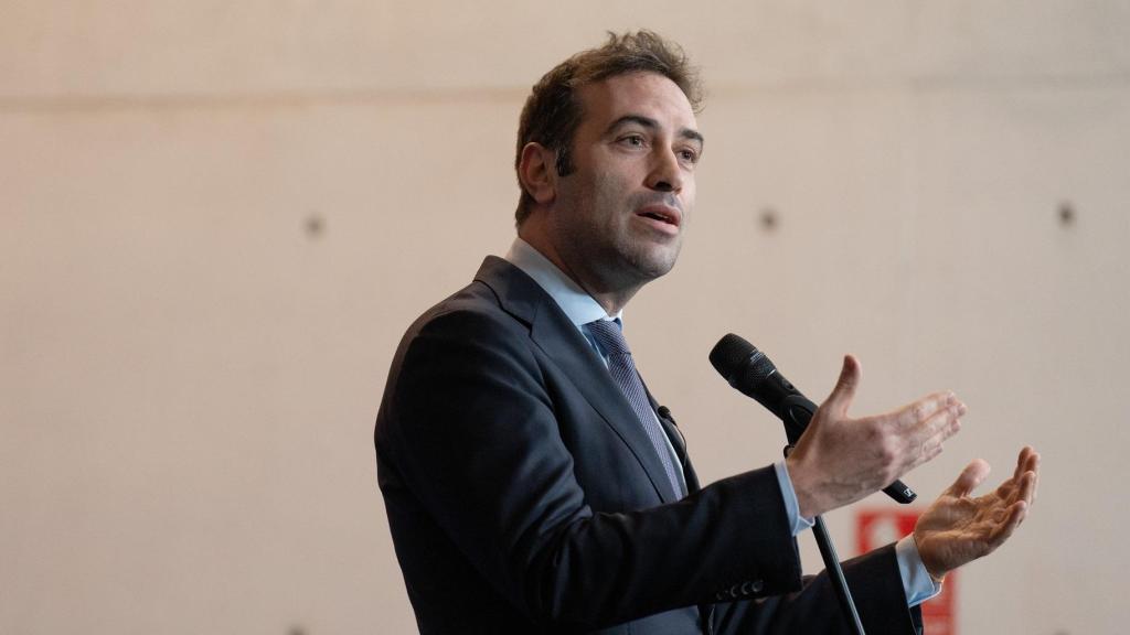 El ministro de Economía, Comercio y Empresa, Carlos Cuerpo, este martes durante a la Reunió Cercle d'Economia.