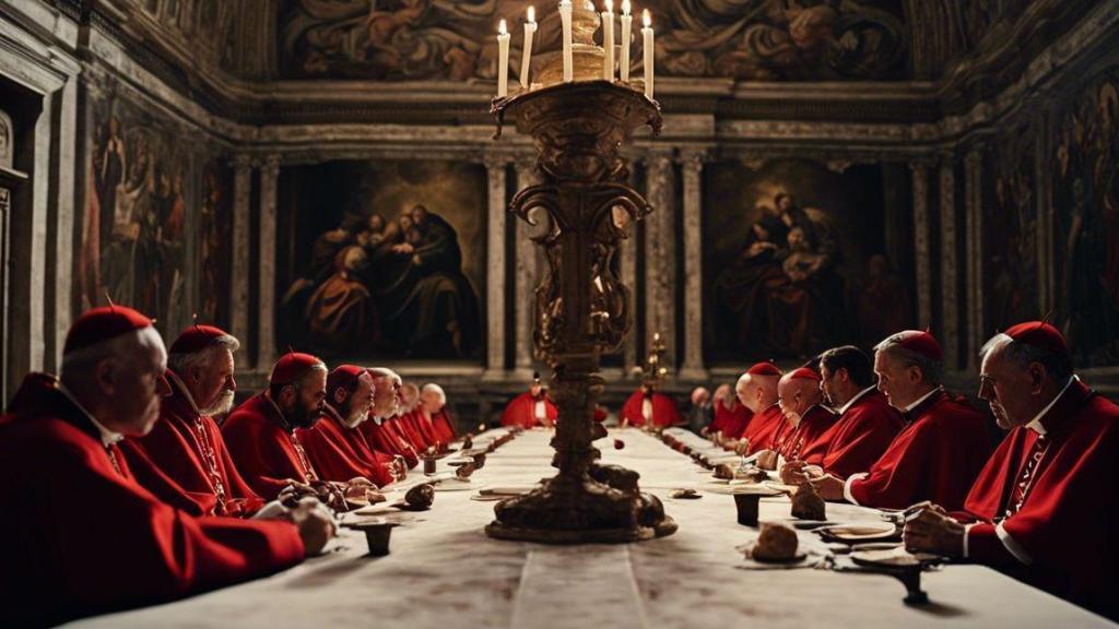 Una escena de la película 'Cónclave'