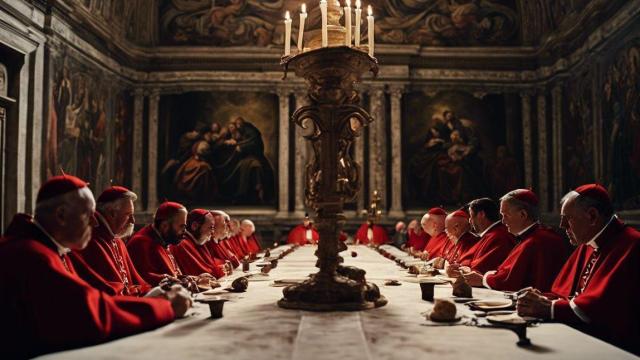 Una escena de la película 'Cónclave'