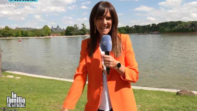 Mónica López en 'La familia de la tele'.