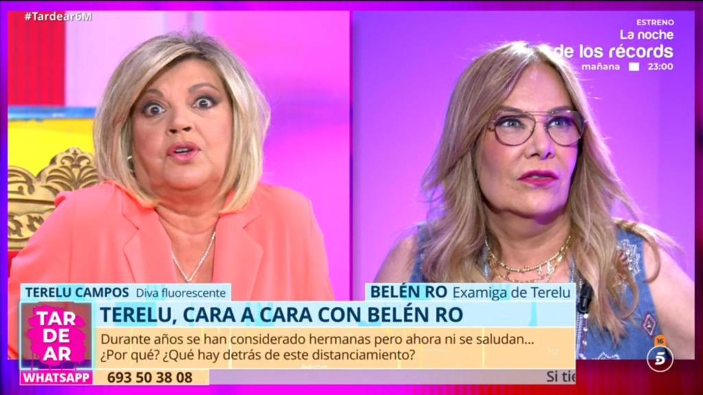 Terelu Campos y Belén Rodríguez, en 'Tardear'
