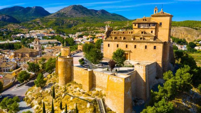 El castillo de Caravaca de la Cruz.