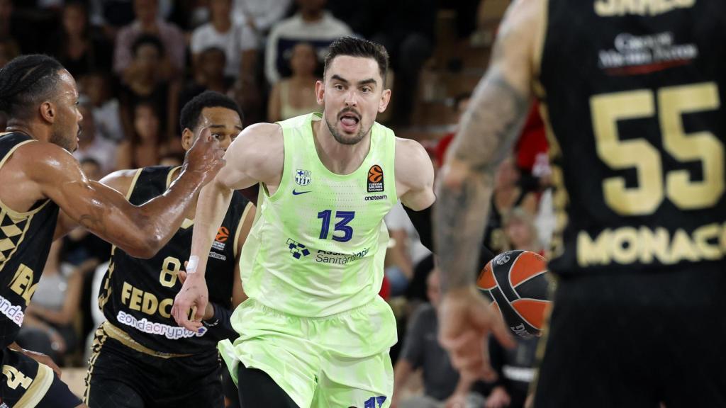Satoransky, durante el partido ante el Mónaco.