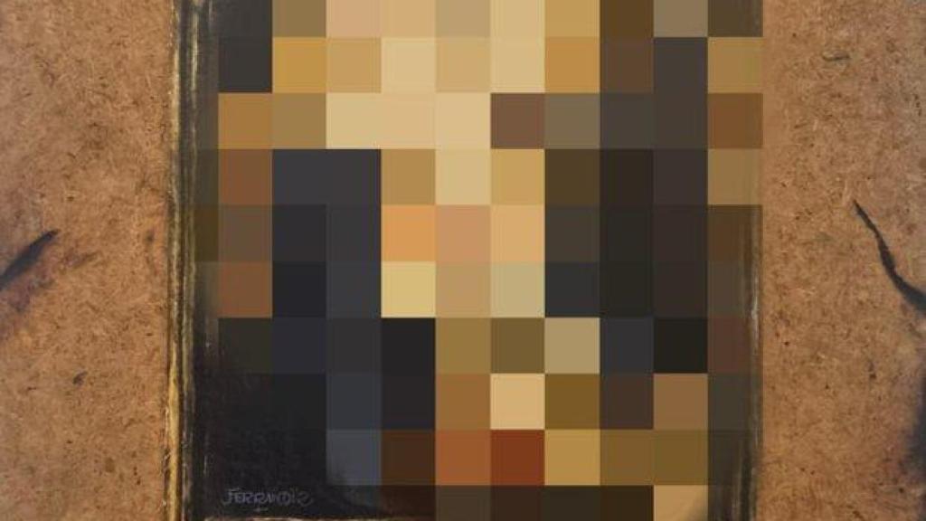 Imagen pixelada del cuadro extraviado
