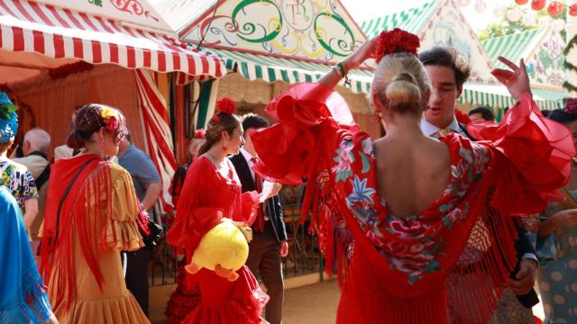 Imagen de ambiente en la Feria de Abril.