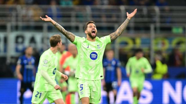 Iñigo Martínez, durante el Inter de Milan - FC Barcelona