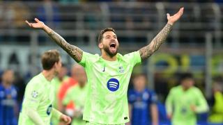 Iñigo Martínez, durante el Inter de Milan - FC Barcelona