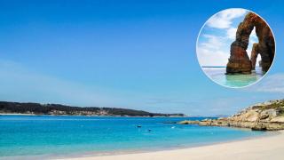 Playa de Pontevedra.