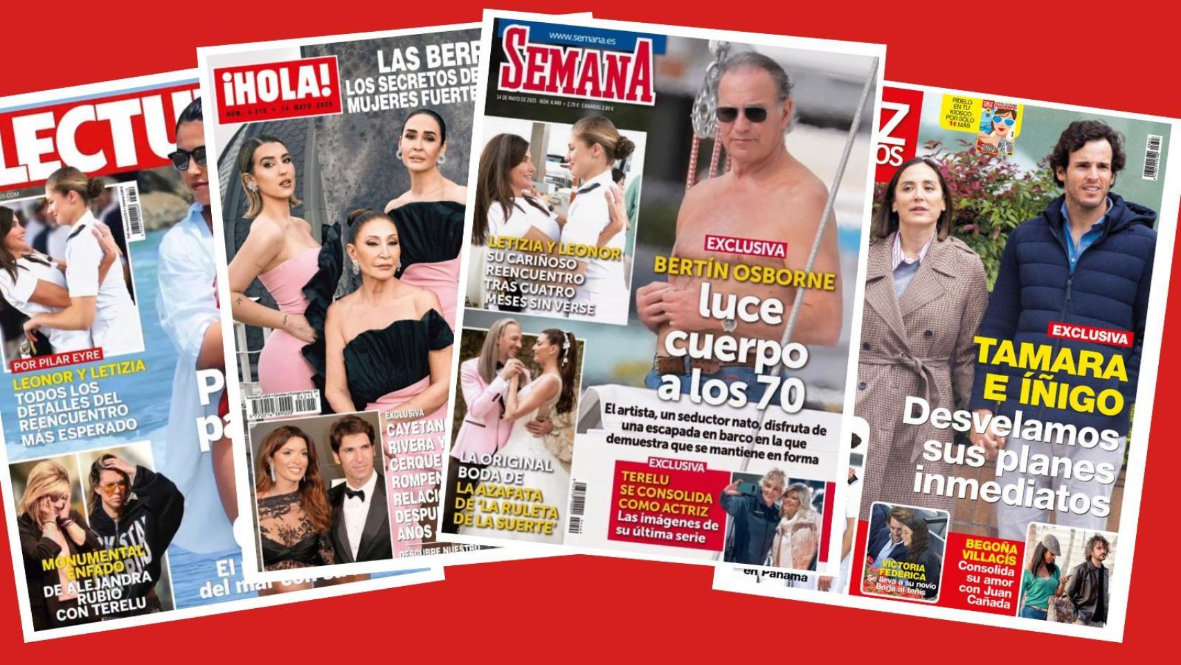Portadas de revistas.