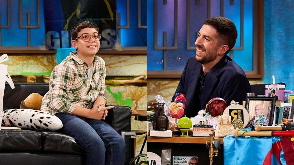 Faustino Oro y David Broncano en 'La Revuelta'.