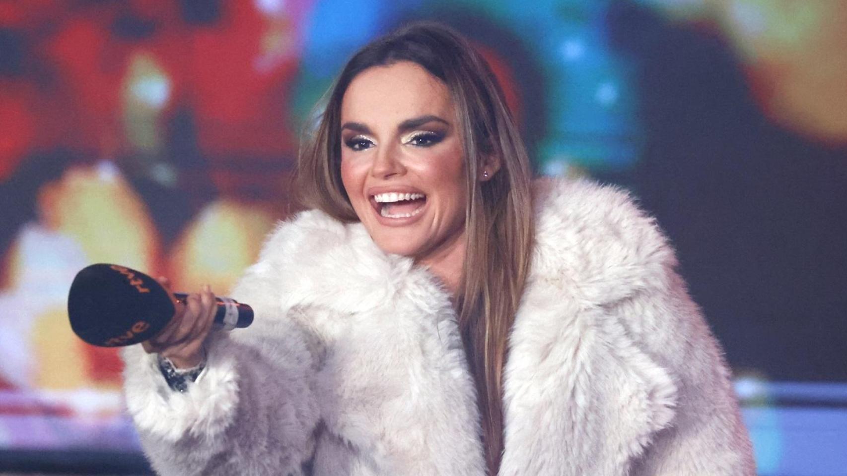 Melody, en su fiesta de despedida antes de poner rumbo a Eurovisión 2025.