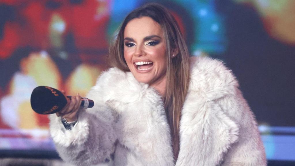 Melody, en su fiesta de despedida antes de poner rumbo a Eurovisión 2025.