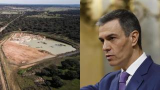 Mina de Retortillo en Salamanca y Pedro Sánchez esta mañane en el Congreso