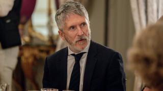 El ministro del Interior, Fernando Grande-Marlaska, durante una cena de gala el pasado marzo.