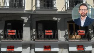 Montaje de Antonio Intini con viviendas en alquiler.