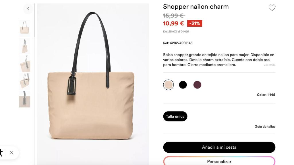 Bolso 'shopper'. Ref: 4282/490/145