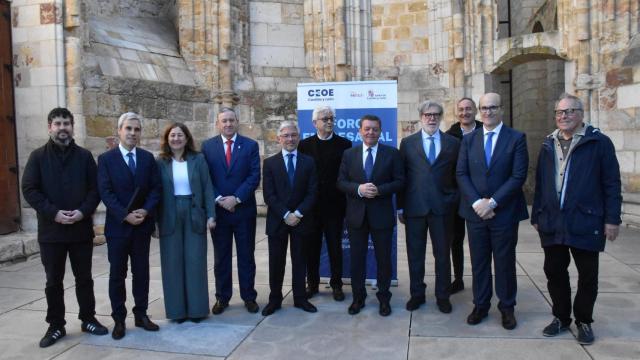 Apertura del Foro Empresarial Castilla y León–Región Norte de Portugal celebrado en la Fundación Rei Afonso Henriques de Zamora