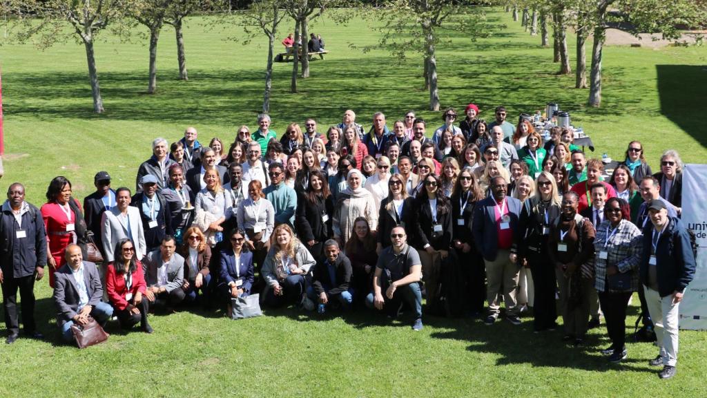 Los representantes de universidades extranjeras en la International Week de la ULE