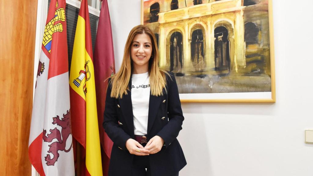 Carolina del Bosque, concejala de Juventud, recibe a EL ESPAÑOL de Castilla y León