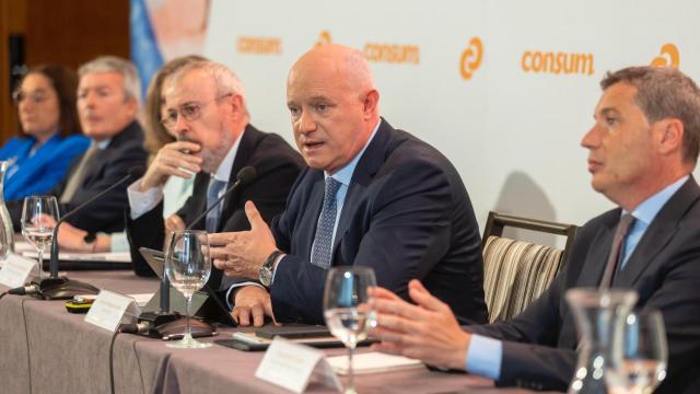 Antonio Rodríguez, director general de Consum, en la presentación de resultados del ejercicio 2024. EE