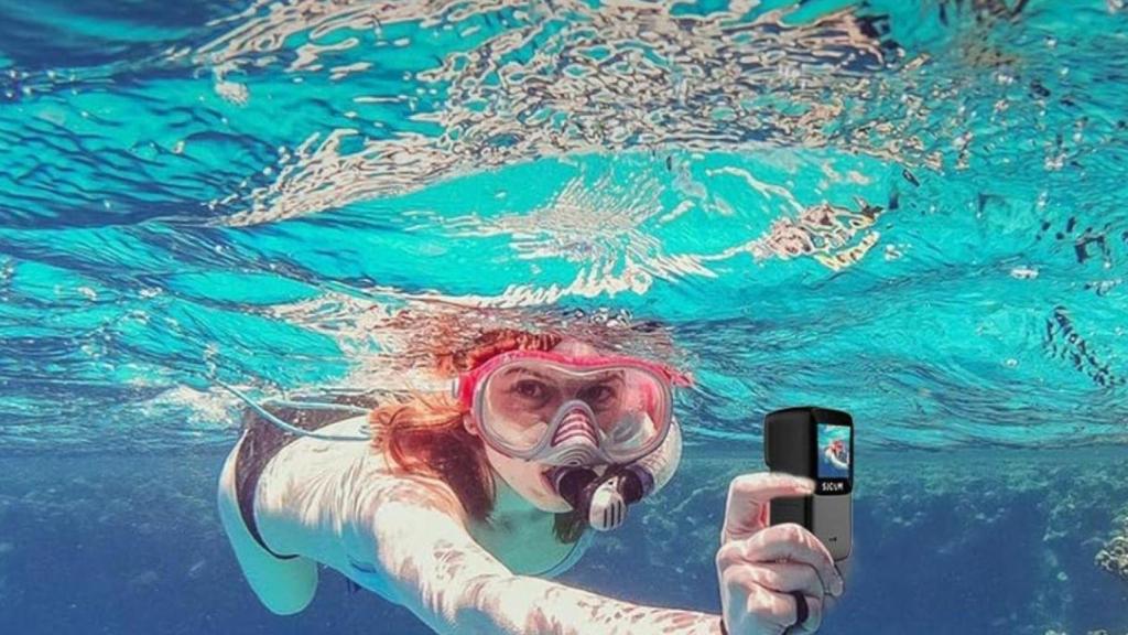 ¿Te gusta la aventura? Esta cámara deportiva resistente al agua te acompaña con calidad 4K