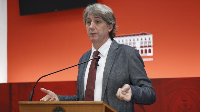 El secretario general del PSOE de Castilla y León, Carlos Martínez, en una imagen de archivo