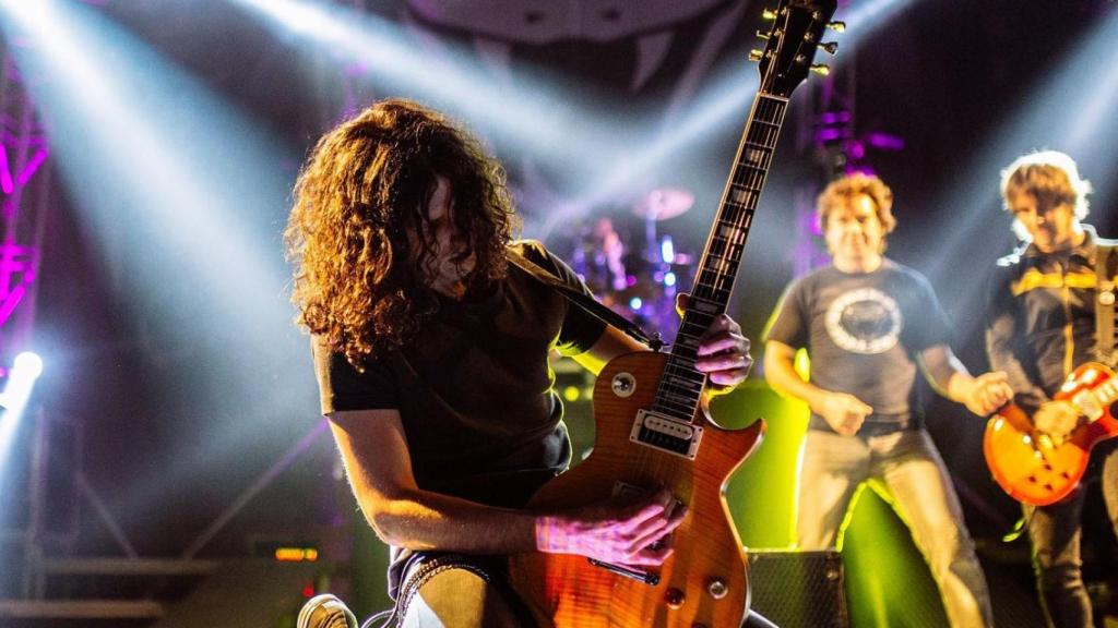 La legendaria banda de versiones aragonesa Strenos Rock Band.