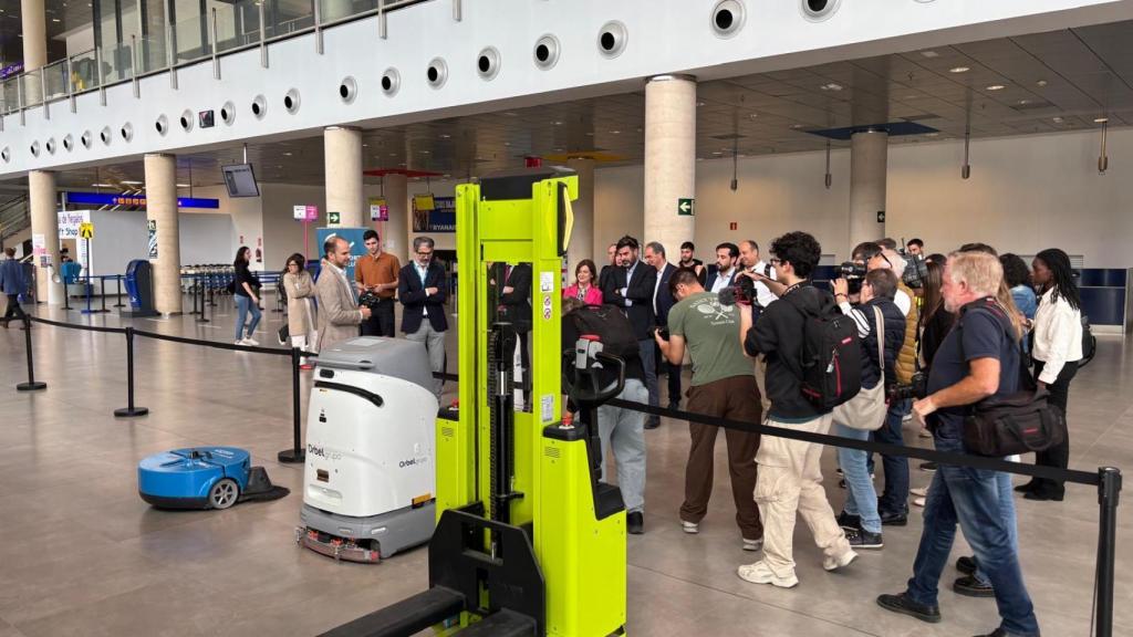 Otro de los momentos de la puesta de largo del hub este miércoles.