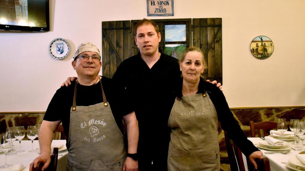 Javier (hijo), Javier (padre) y Leo