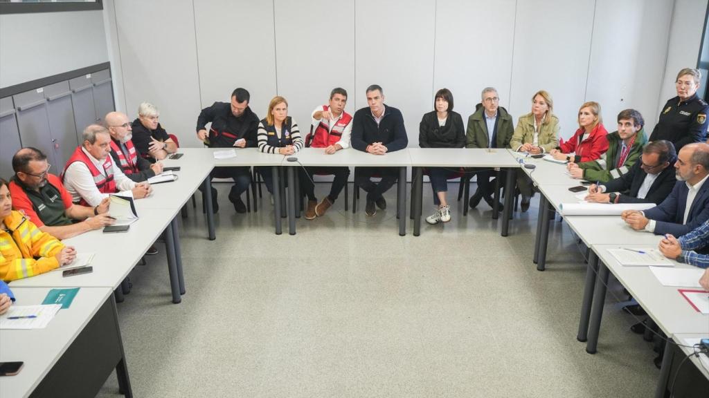 Celebración de un Cecopi tras la dana. Jorge Gil / Europa Press