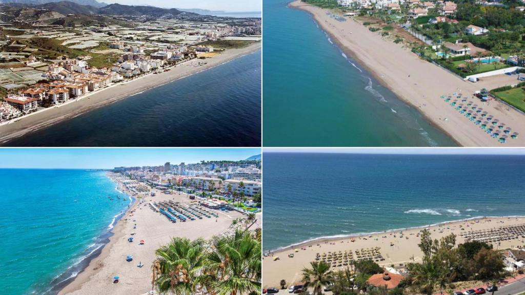 Nuevas playas de Málaga con bandera azul.
