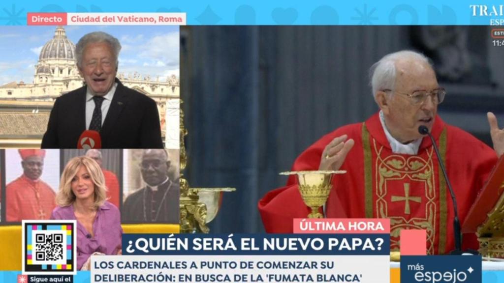 Antonio pelayo y Susanna Griso.