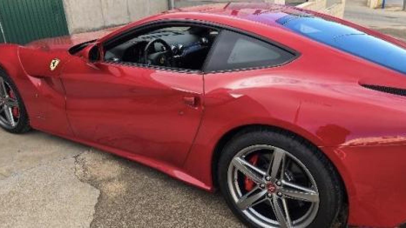 Ferrari F12 de Víctor de Aldama requisado por la Guardia Civil en la operación del caso Hidrocarburos.