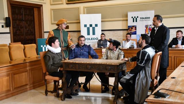 Varios vecinos de Villaseca de la Sagra han realizado una pequeña representación.