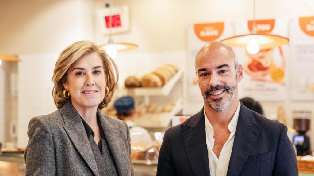 Nuno Carvalho, fundador y CEO de A Padaria Portuguesa y María Carceller Arce, CEO de Grupo Rodilla.