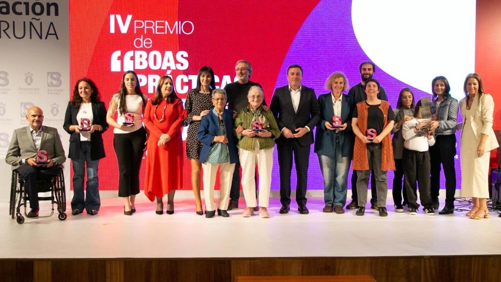 La Diputación de A Coruña premia el trabajo de las entidades sociales de la provincia