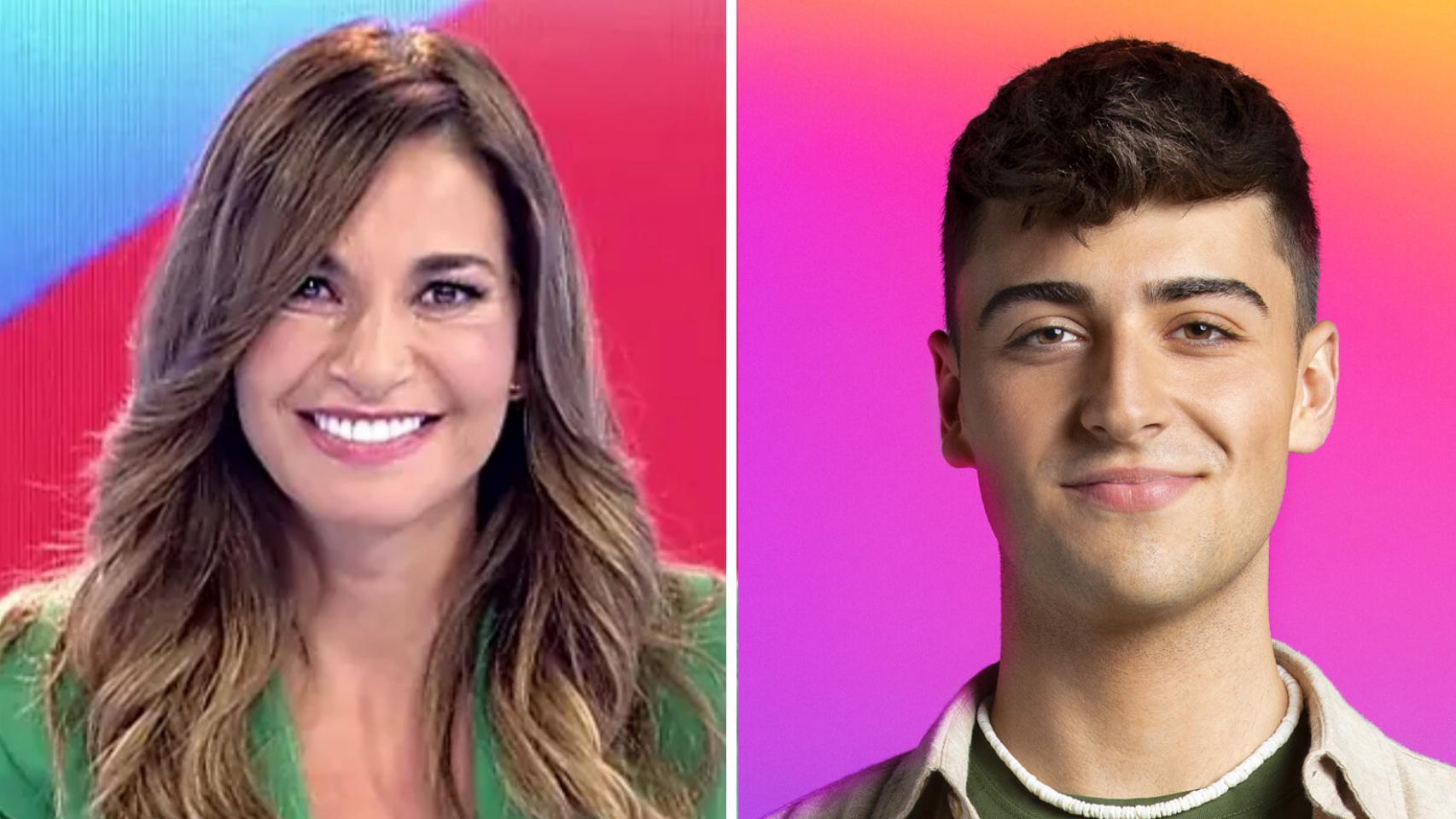 Mariló Montero y Juanjo Bona en 'La familia de la tele'.