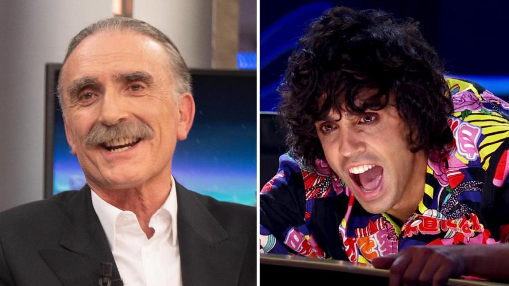 Juan y Medio y Javier Ambrossi en un fotomontaje de BLUPER.