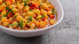 Un plato de garbanzos